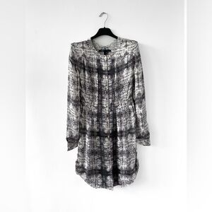 Theyskens' Theory 100% Silk Dress - Black and White